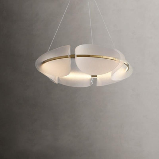 Circular Household Simple Petal Warm Chandelier