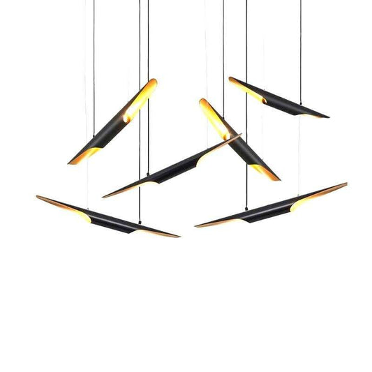 Modern Pendant Lights For Dining Living Room Fixtures Restaurant Bar Home Bedroom Hanging Lamp Black Lighting Lustre