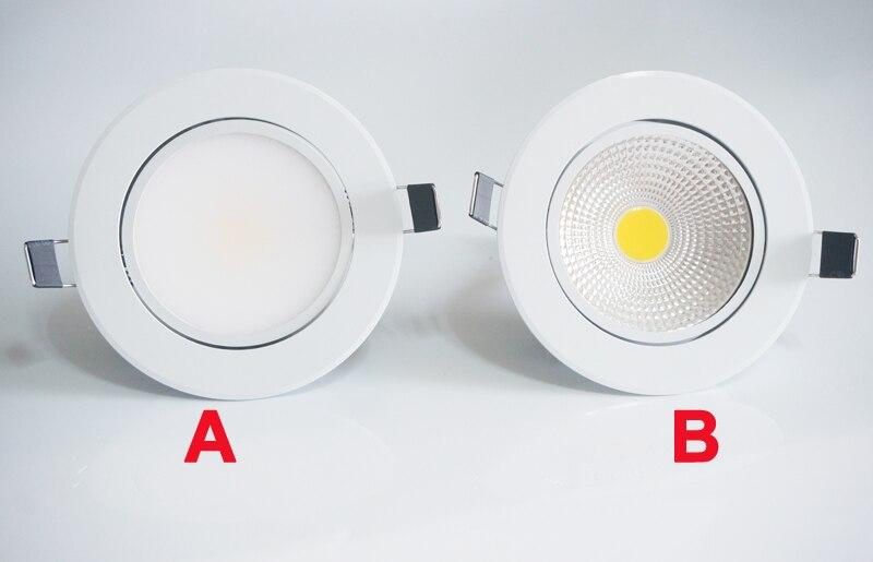 6w 9w 12w HKOSM Led Downlight White Body dimmable spot cob Lighting Fixtures Recessed Down Lights Indoor Light