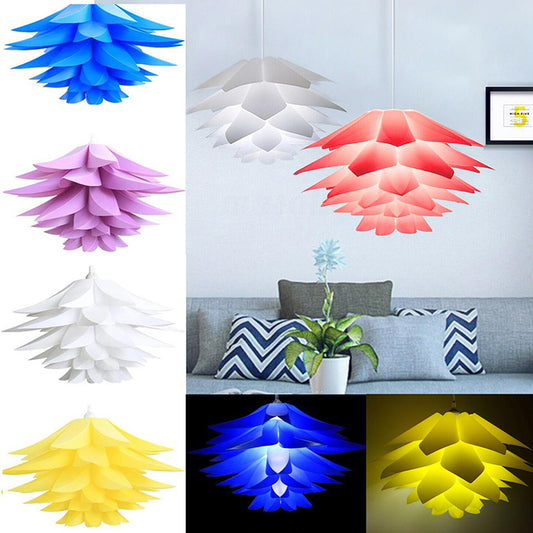 50 cm Lotus Chandelier Pendant Lampshade DIY Puzzle Lights Modern Lamp Shade