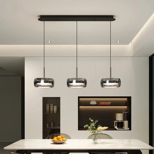 Minimalist Glass Pendant Light for Dining Room – Table