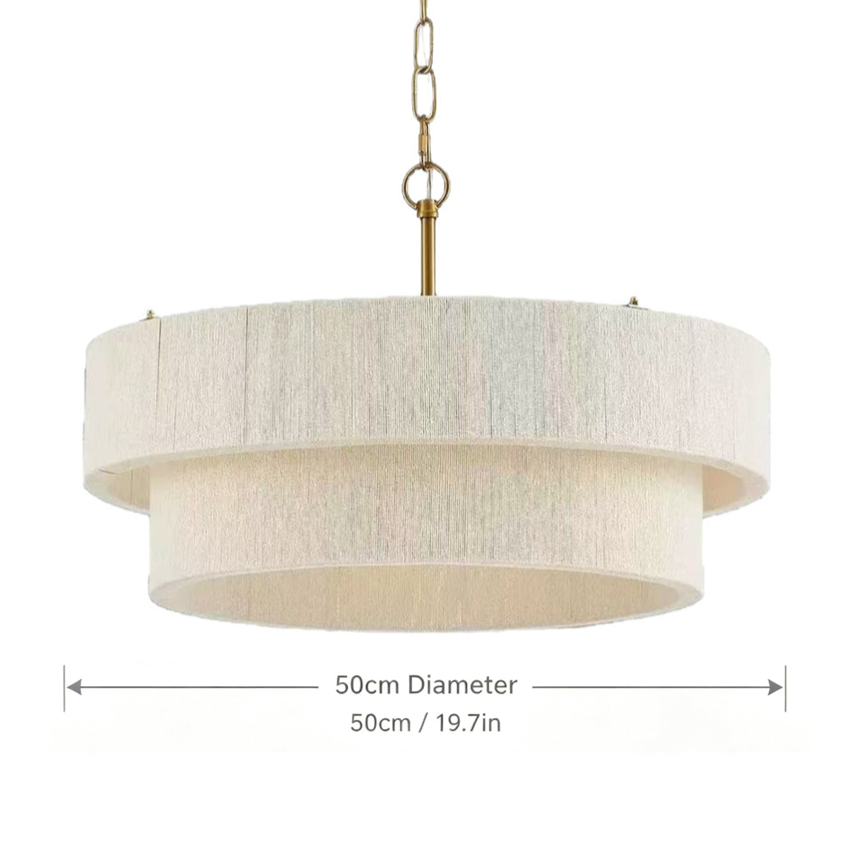 Boho Drum Pendant Light Hand Woven Ceiling Chandelier for Dining Room Kitchen Island Cafe Hotel Decor