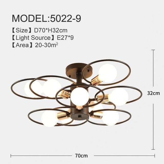 Modern LED Pendant Lights For Living Room Bedroom Lamparas Salon Techo Lighting Pendant Industrial Decor Dining Luminaire