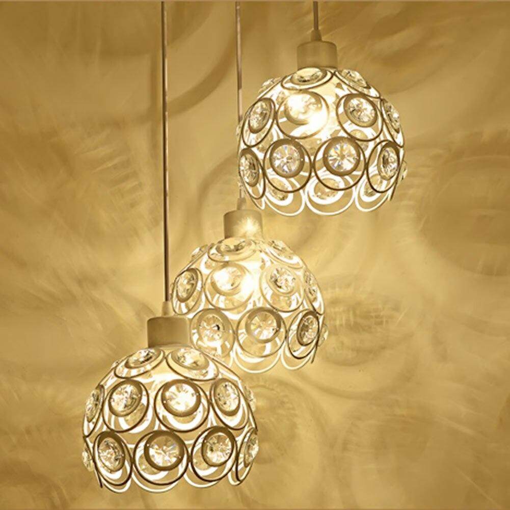 E26/E27 Retro Metal+Cloth Pendant Lamp For Indoor Living Room Dinning Room Hallway Indoor Lighting Hanging Lamp