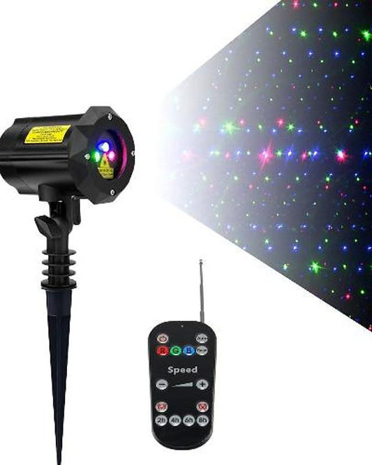 1pcs x-33p-b rgb led laser projector moving pattern lamps stage light outdoor snowflakes stage light christmas party garden