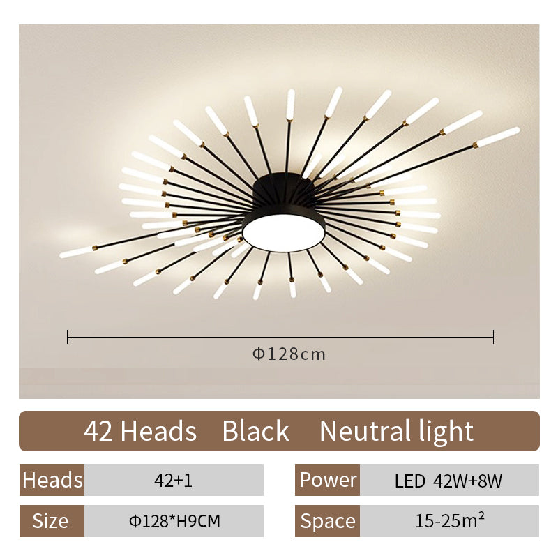 Creative LED Ceiling Lamp Modern Living Room Lights Nordic Lustre Indoor Chandelier Fixtures Lamps