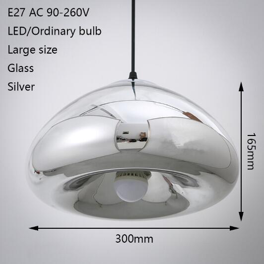 Art Deco Modern Novelty Glass Pendant Light LED E27 With 3 Colors For Parlor Bedroom Dining Room Cafe Hotel Restaurant Office
