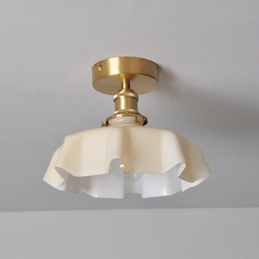 IWHD 5 Colors Milky Glass Modern LED Ceiling Lamp Home Indoor Lighting Bar Balcony Corridor Bedroom Living Room Lights Plafon