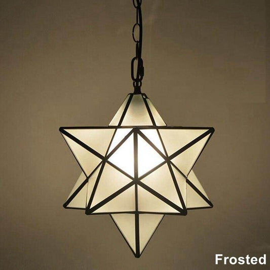 Loft Vintage Pendant Lamp Light, Shooting Star Tiffany Glass Lighting Ceiling For Home Aisle Corridor Porch Shop Bar Loft Cafe
