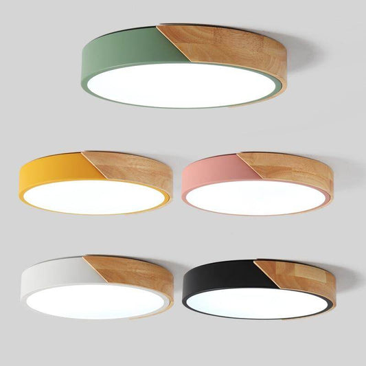 LED Modern Iron Acryl Colorized Round 5cm Super Thin LED Lamp.LED Light.Ceiling Lights.LED Ceiling Light.Ceiling Lamp For Foyer