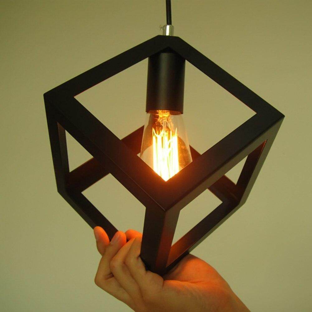 Carbon Steel Bedroom Dinning Room Pendant Lamp E27 Industrial Vintage Lamparas For Home Lighting