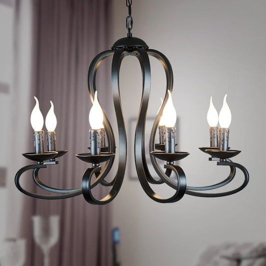 Nordic Iron 6-Light Pendant Light