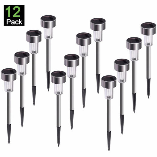LED Solar Garden Lights Outdoor Solar Powered Lamp Lantern Waterproof Led Landscape Lighting Pathway Patio Yard Lawn Decoration