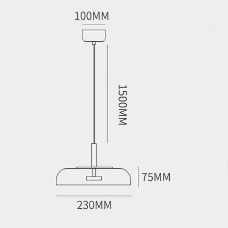 Restaurant Single Chandelier Simple Modern Dining Room Lamp Creative Minimalist Table Lamp Personality Bedside Art Lamps