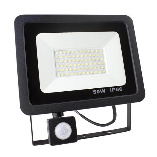 50W LED Flood Light With Motion Sensor Waterproof 20W PIR Floodlight Projector Lamp Outdoor Spotlight for Garden Street