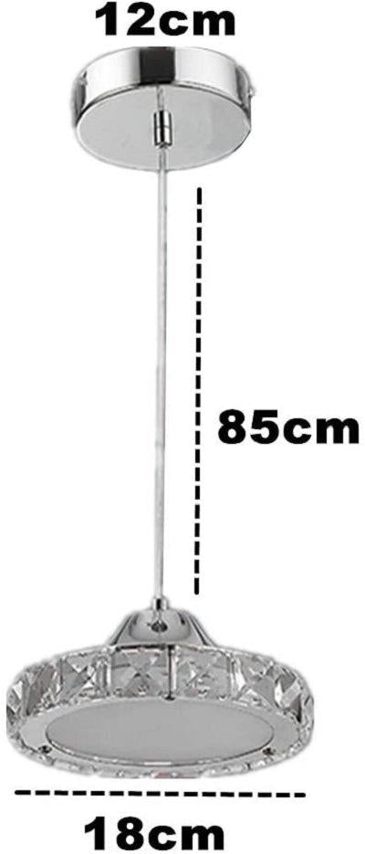 Home Dining Chandelier Single-headed Three-headed Round Rectangular Disc Crystal Small Chandelier