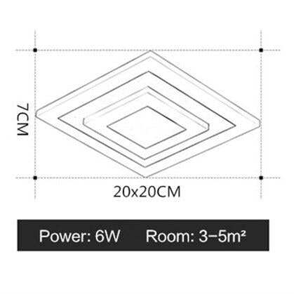 LED Ceiling Lights lampara techo dormitorio Dimmable Surface Mount Flush For Kitchen Corridor Bathroom Study Modern plafon led