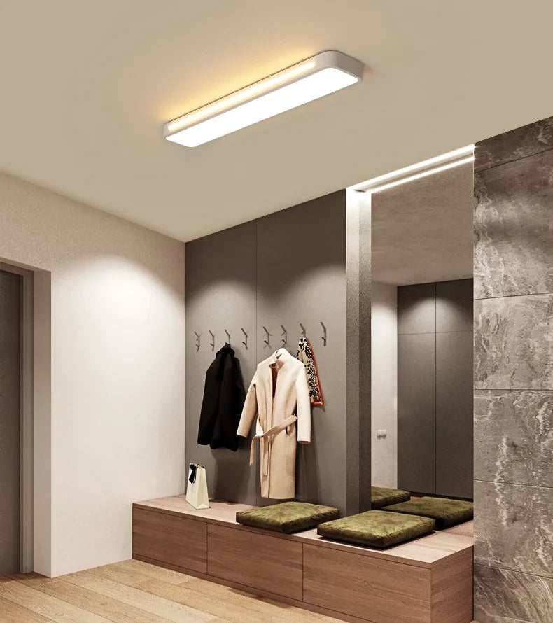 Long Corridor Porch Balcony Ceiling Light Modern Simple Office Restaurant Light New Nordic Lights
