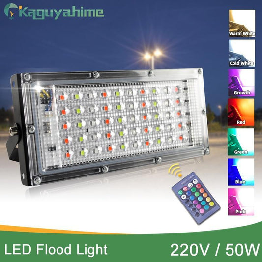 LED Floodlight 100W 50W 10W LED Spotlight IP65 Waterproof Outdoor Refletor Lighting Square Lamp Garden Flood Light