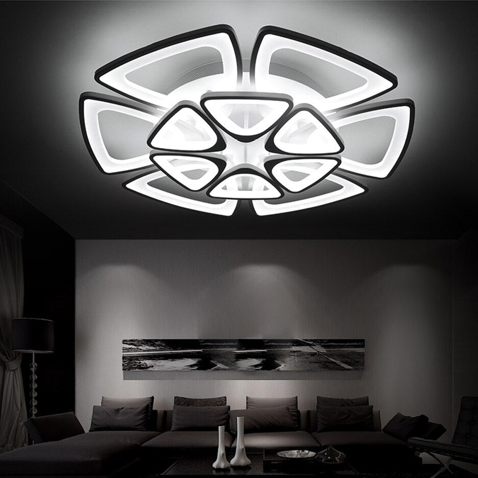LED Modern Flower Iron Acryl LED Lamp.LED Light.Ceiling Lights.LED Ceiling Light.Ceiling Lamp For Foyer Bedroom Dinning Room
