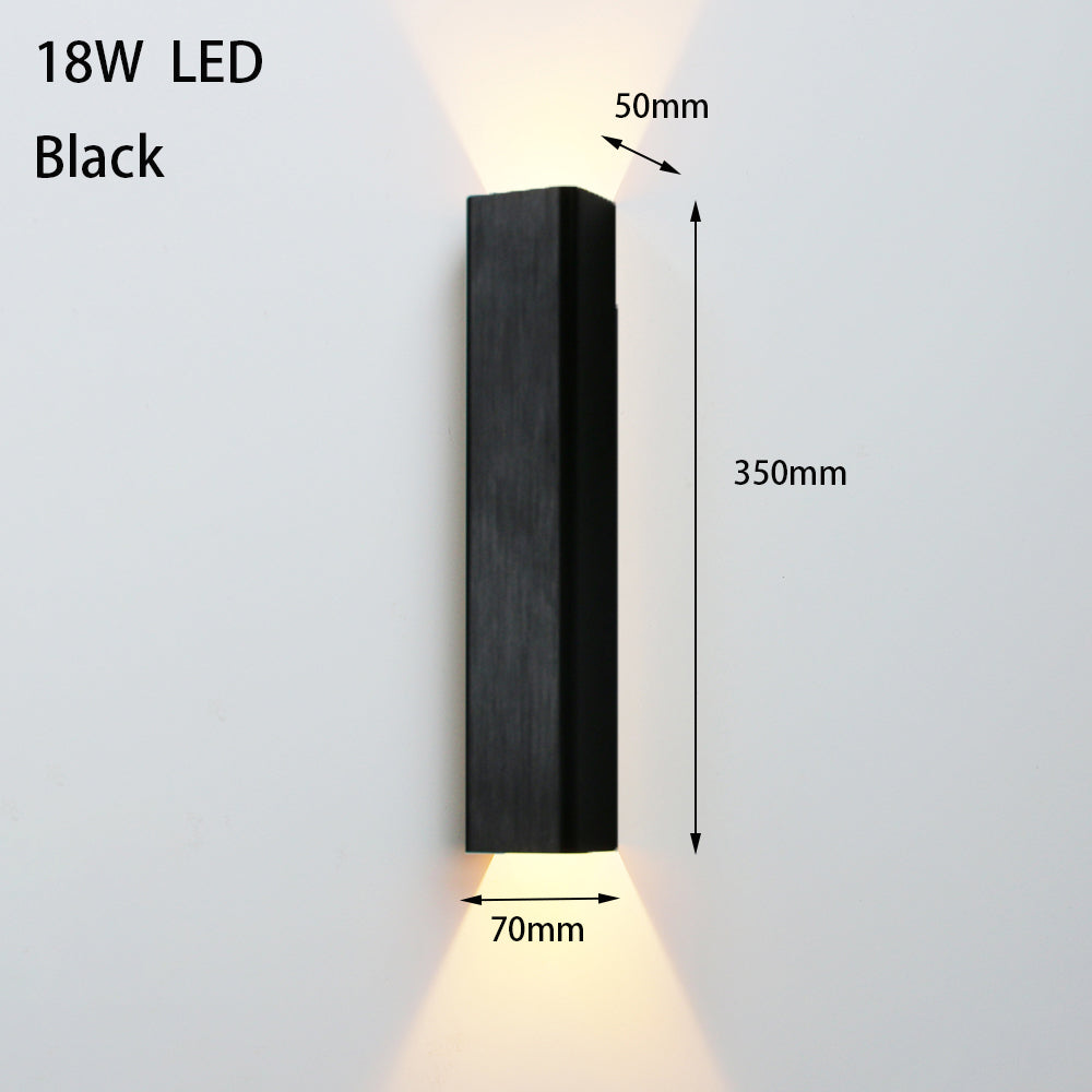 12W 18W LED Indoor Wall Lamp Modern Aluminum Home Lighting Sconces Bedroom Living Room Aisle Corridor Decoration LED Wall Light