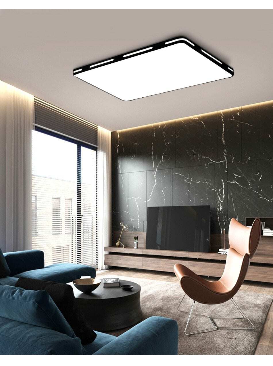Modern LED Ceiling Light Lamp Lighting Fixture Surface Mount Flush Remote Control Dimmable 18W 48W Living Room Bedroom Balcony