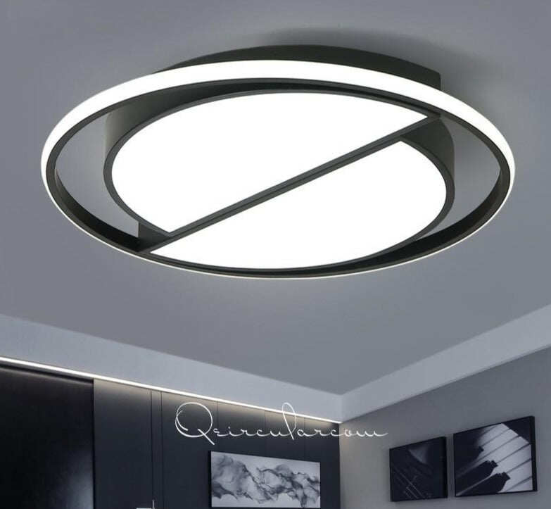 White Black LED Ceiling Lamp Modern With Remote Control Ceiling Light Living Room Kitchen Light Fixtures Indoor Lighting Ceiling