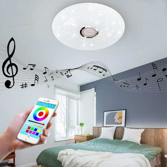 LED ceiling Lights RGB Dimmable 36W APP Remote control Bluetooth Music light bedroom lamps Smart ceiling lamp