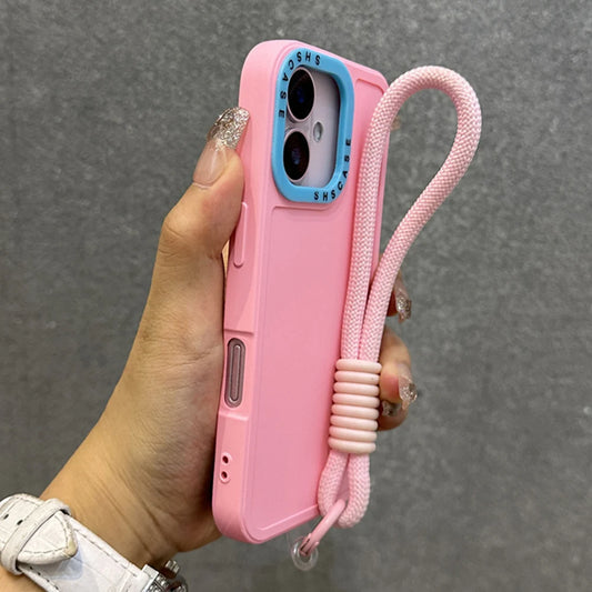 Luxury Wrist Strap Bracelet Lanyard Phone Case For iPhone 16 15 14