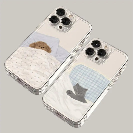 Doodle Angry Cat Case for Iphone 16 15 14