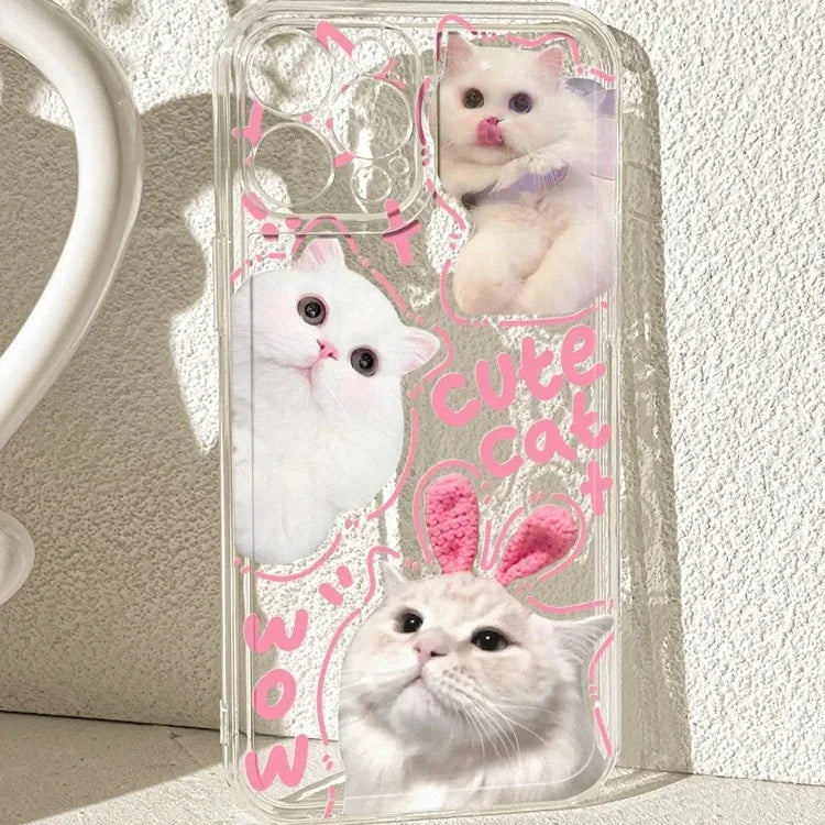 Doodle Angry Cat Case for Iphone 16 15 14