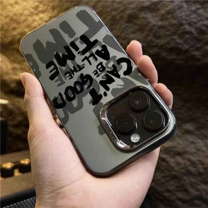 Inspirational Quotes Minimalist Letters Graphic Phone Case For iPhone 16 15 14