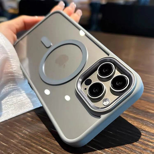 Magsafe Transparent Case For iPhone 16 15 14 Magnetic Wireless Charge Shockproof Cases