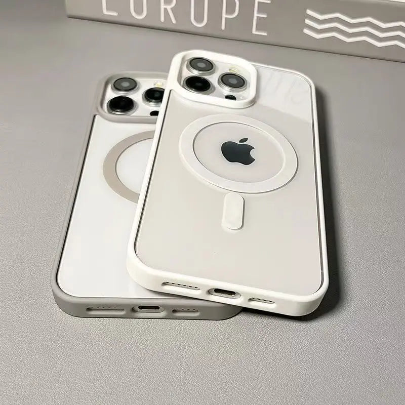 Candy Color Magsafe Wireless Charge Phone Case For iPhone 17 16 15 14 Magnetic Bumper Cover