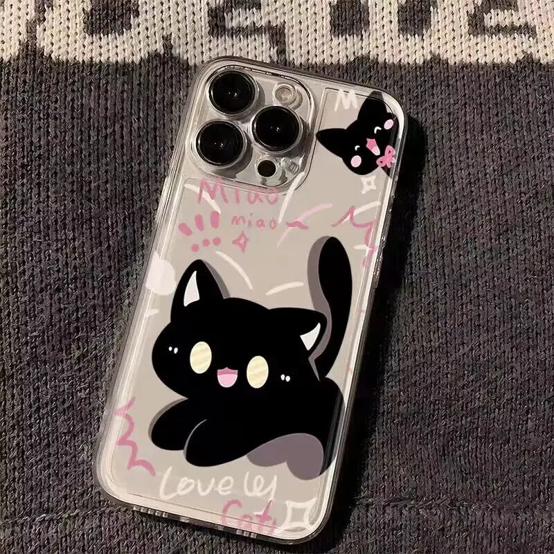 Doodle Angry Cat Case for Iphone 16 15 14