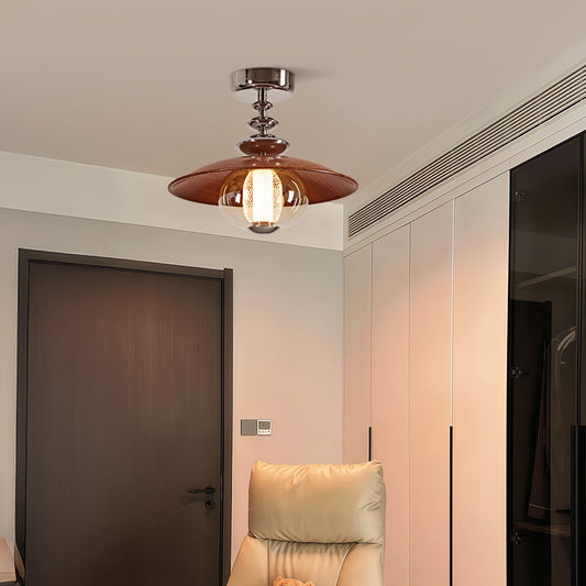 French Vintage Corridor Ceiling Light Entryway Corridor Light Cream-Style Artistic Light