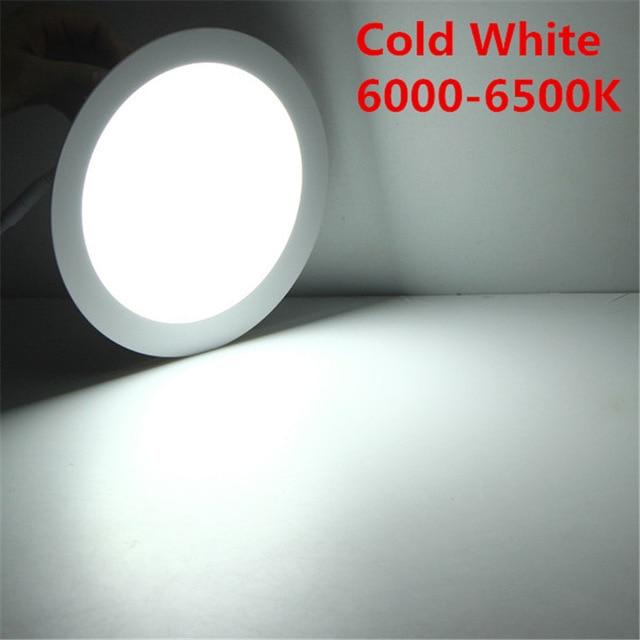 LED Downlight Recessed Kitchen Bathroom Lamp 25W Round/Square LED Ceiling Panel light Warm/Natural/Cool White Free ship