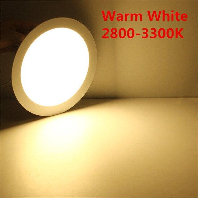 LED Downlight Recessed Kitchen Bathroom Lamp 25W Round/Square LED Ceiling Panel light Warm/Natural/Cool White Free ship