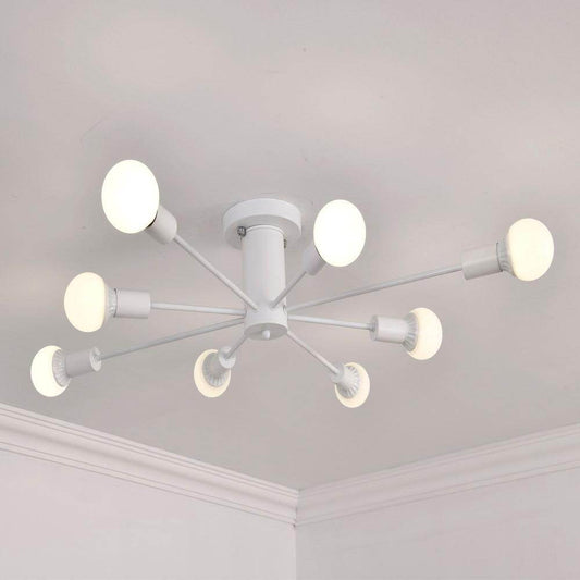 Living Room Bedroom LED Pendant Down Light Hanging Lamp Fixtures With E26 E27 Edison Bulb Surface Pendant Mounted Lighting