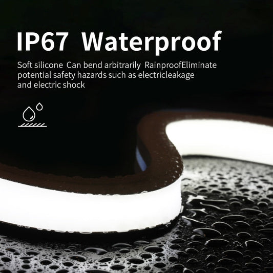 12/24v Flexible Waterproof Silicone LED Light Strip Silica Gel Soft Lamp Tube 1m - 5m IP67 Neon Rope LED Light Band