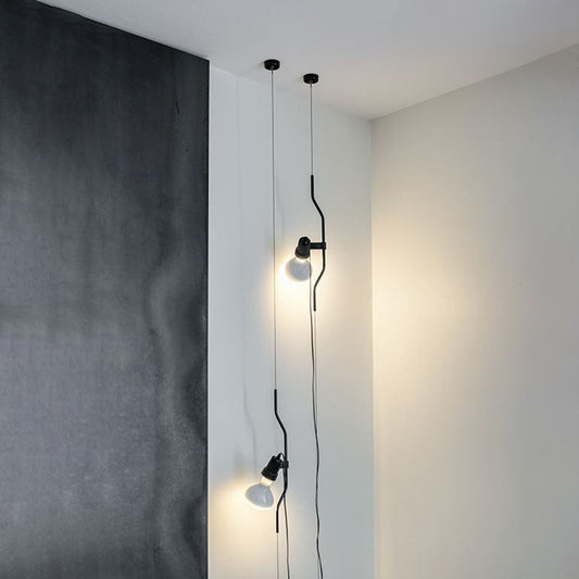 Living Room Bedroom Bedside Lamp Adjustable Height Sofa Decorative LED Small Pendant Lamp E27