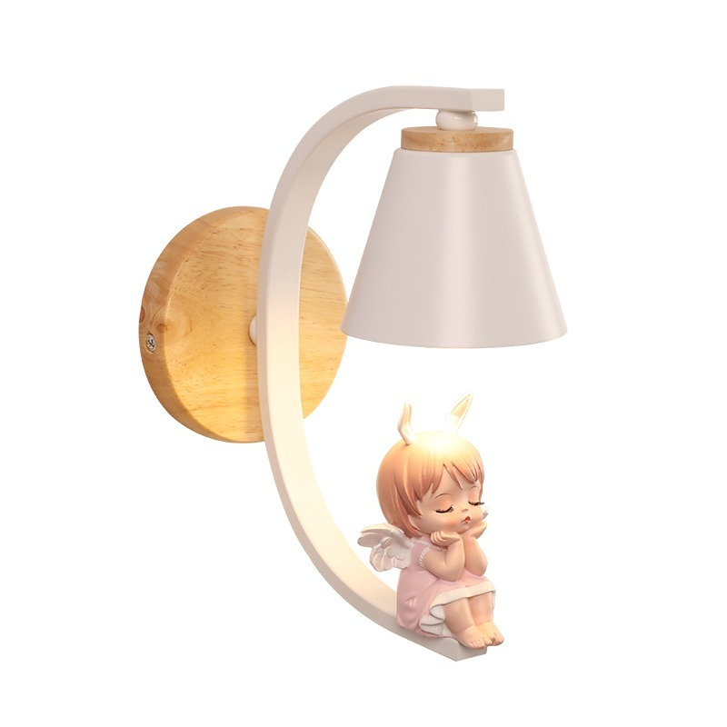 Children's Room Cartoon Wall Lamp Small Living Room Bedroom Bedside Lamp Corridor Wall Light