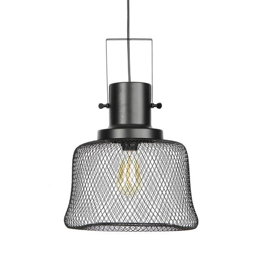 American Retro Iron Mesh Chandelier