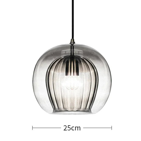Nordic Modern Glass Pendant Lamp Restaurant Bedroom Bedside Dining Room Kitchen Lights Island Counter Bar Lighting Hanging Home