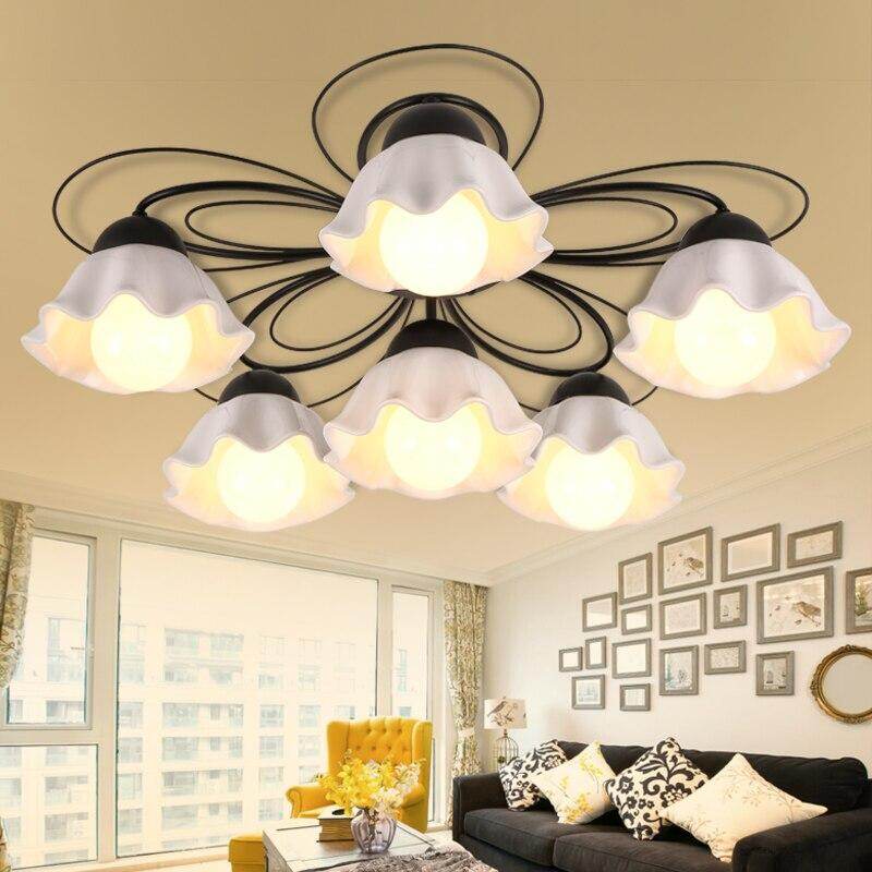 Led E27 Nordic Iron Ceramic LED Lamp.LED Light.Pendant Lights.LED Pendant Light.Pendant Lamp For Foyer Bedroom Dinning Room
