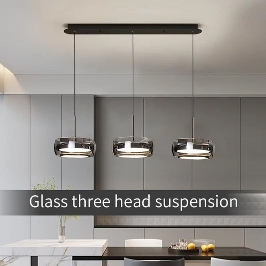 Minimalist Glass Pendant Light for Dining Room – 3-color