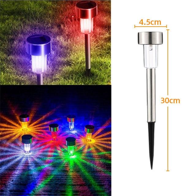 Lawn Light Led Garden Lamp Solar Garden Light Stainless Waterproof Steel Solar Lamp for Garden Lights Outdoor Path Light