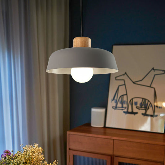 Nordic Pendant Light Macaroon Gray/Green Decorative Hanging Lamps For Living Room Bedroom Restaurant Simple Indoor Home Lighting