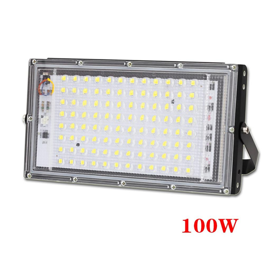 100W LED Flood Light AC 220V Projector IP65 Waterproof Floodlight Spotlight Reflector LED Street Lamp Outdoor Light Lighting