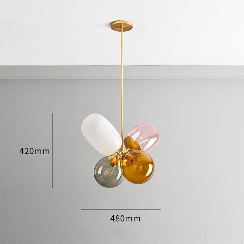 Modern Personalized Glass Balloon Chandelier Creative Art Chandelier